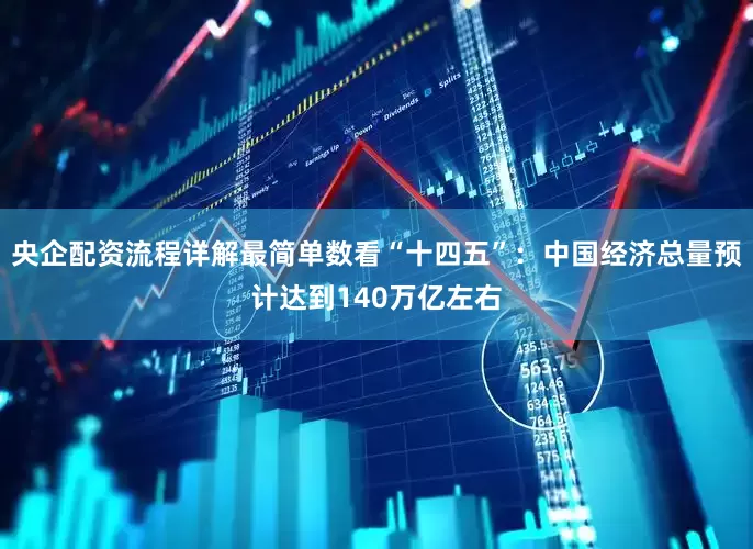 央企配资流程详解最简单数看“十四五”：中国经济总量预计达到140万亿左右